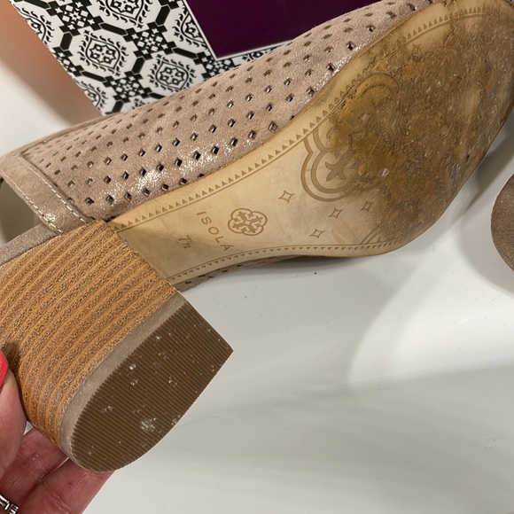 ISOLA Leather Shoe booties . EUC used maybe twice - Picture 3 of 13